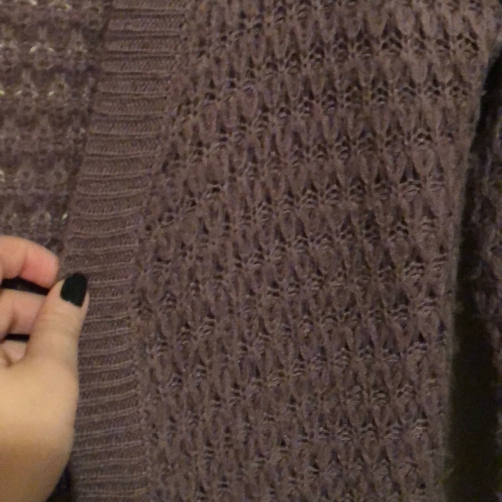 💰BOGO free💰 Forever 21 purple knit cardigan - Picture 3 of 3